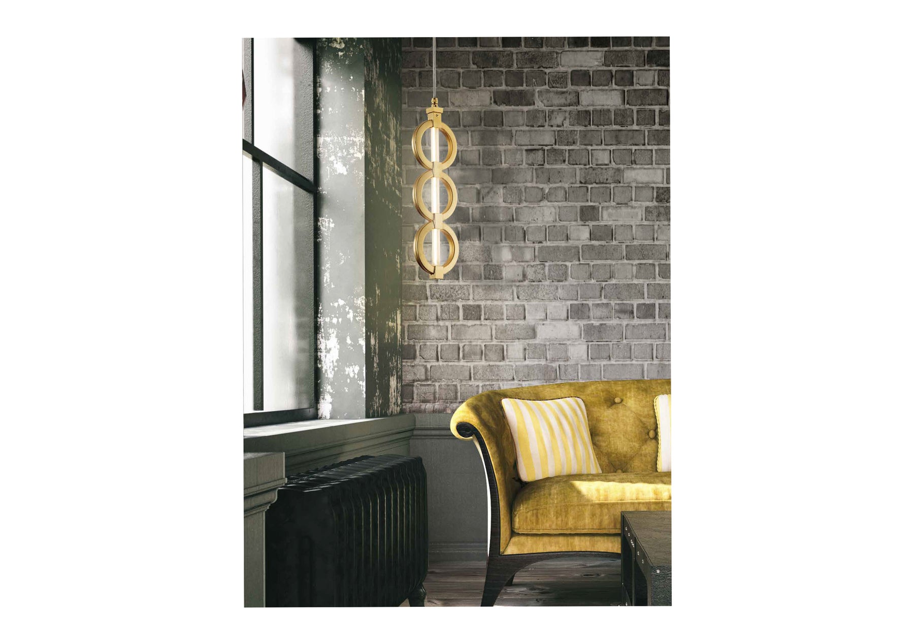 Limelight Chain Vertical Pendant Light 21070/S3