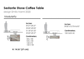 Sestante Stone Coffee Table