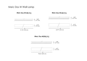 Marc Dos W Wall Lamp