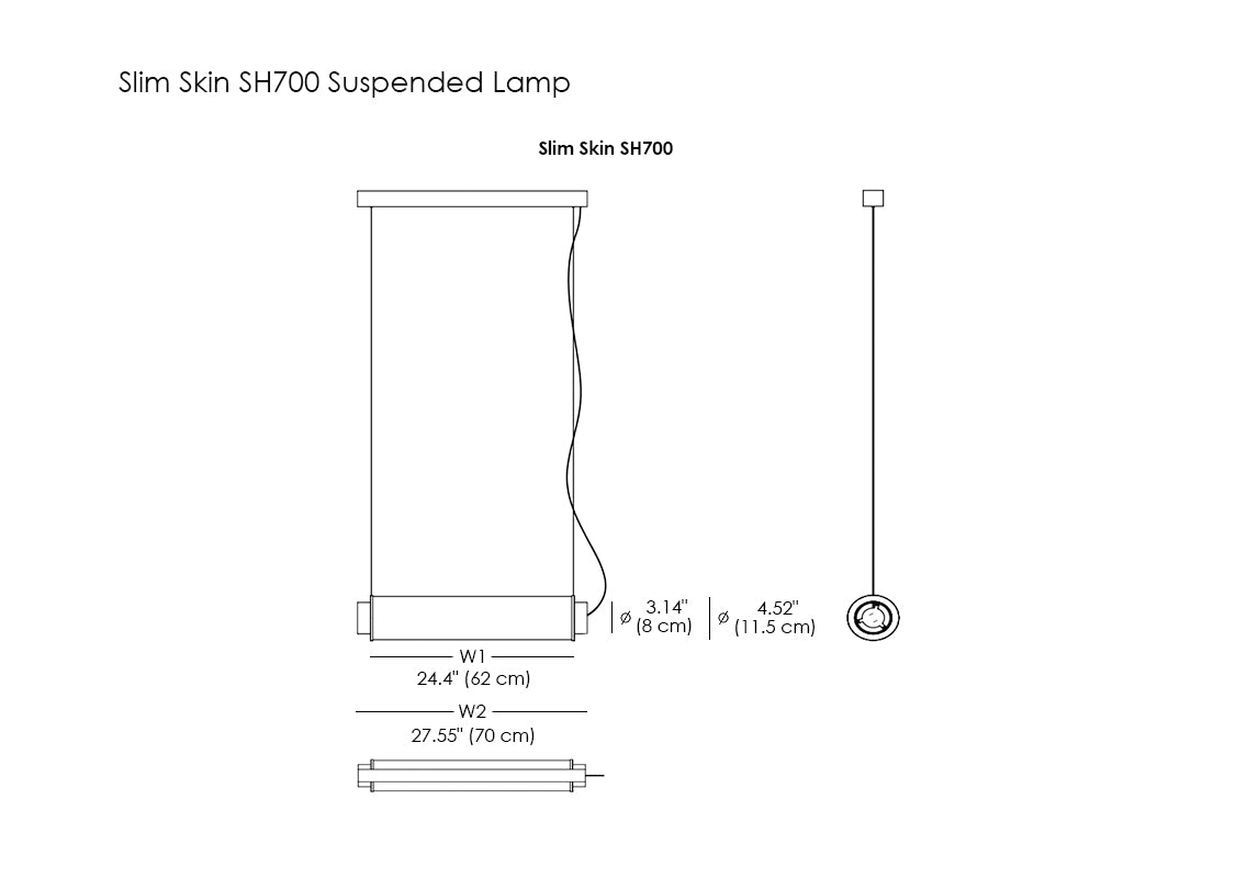 Slim Skin SH700 Suspended Lamp