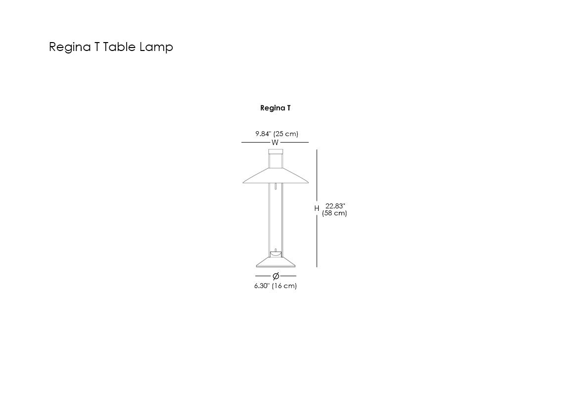 Regina T Table Lamp