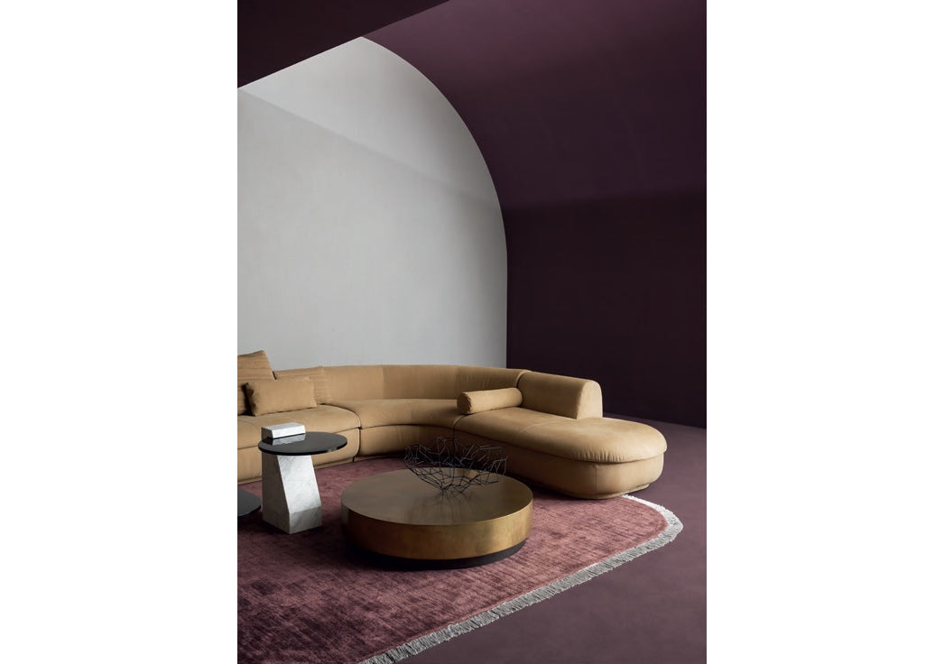 Loren round low coffee table (Floor Model)