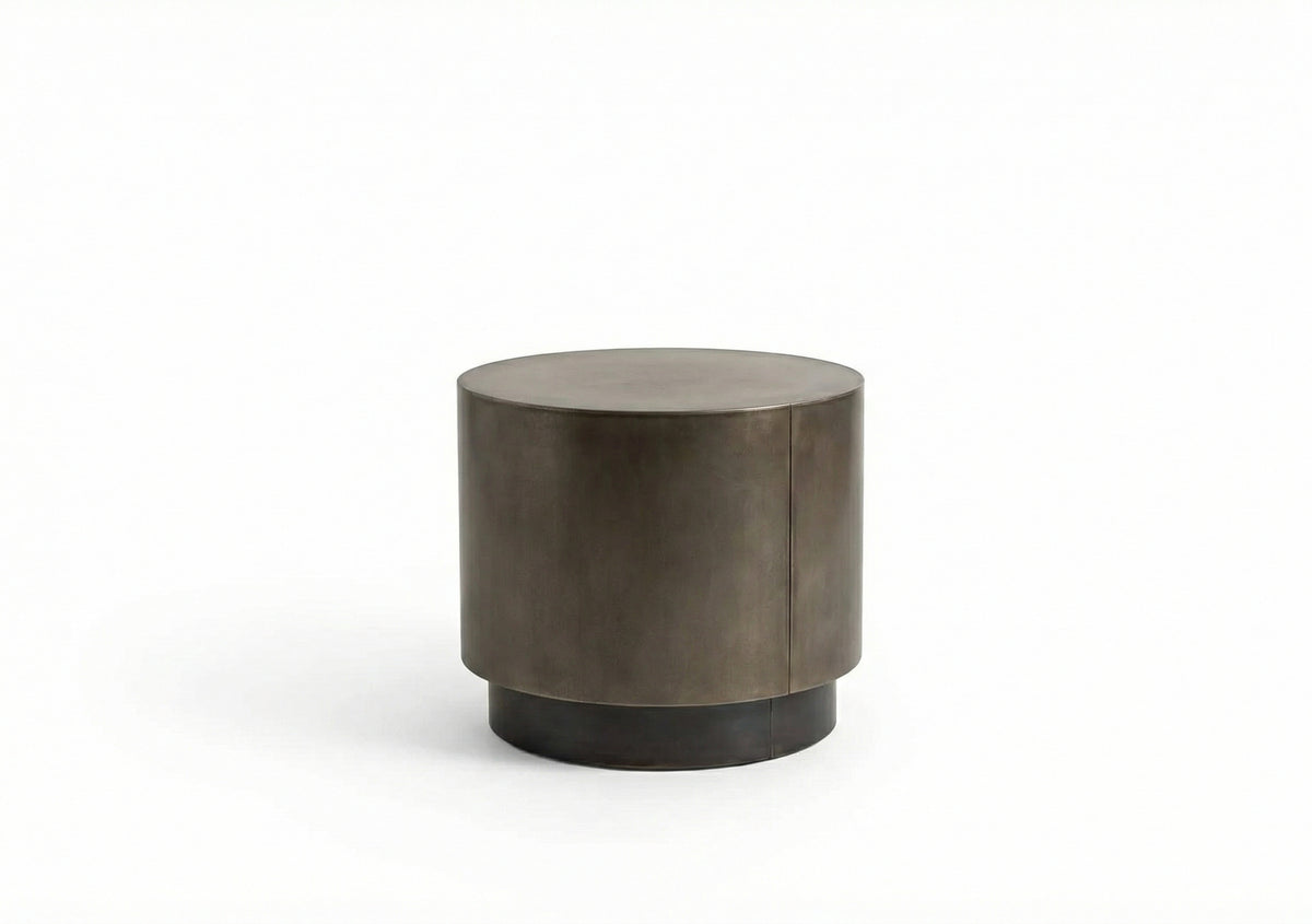 Loren tall round coffee table (Floor Model)