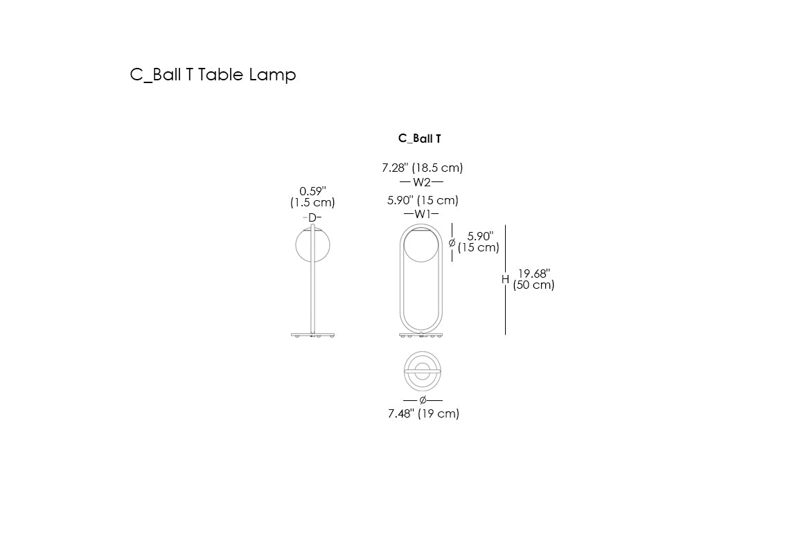 C_Ball T Table Lamp