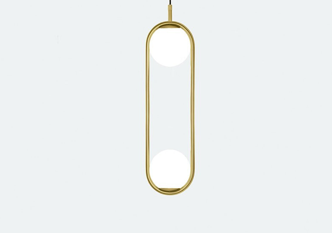 C_Ball S2 Brass Suspended Lamp (Quick Ship)