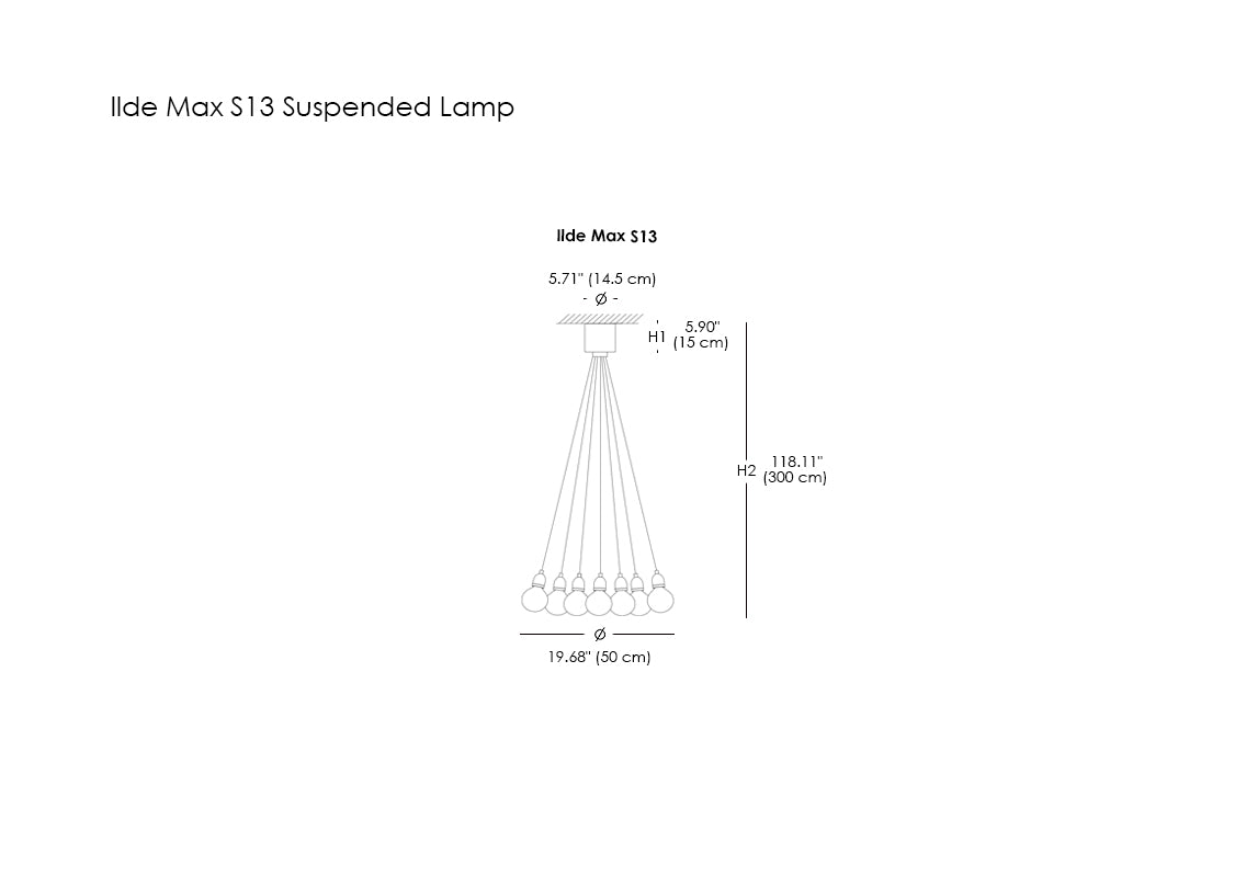 Ilde Max S13 Suspended Lamp