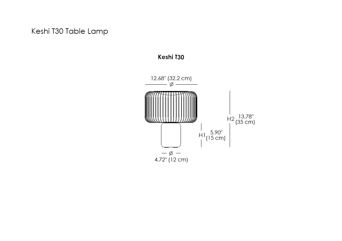 Keshi T30 Table Lamp