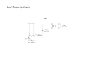 Kup 1 And Kup 2 Suspended Lamps