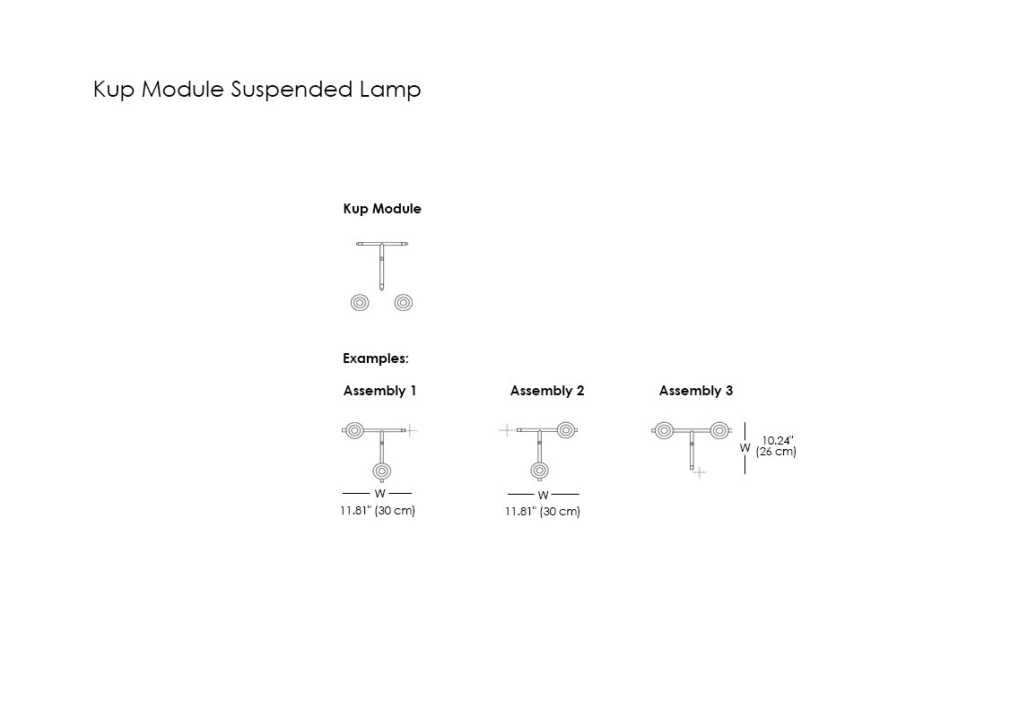 Kup Module Suspended Lamp