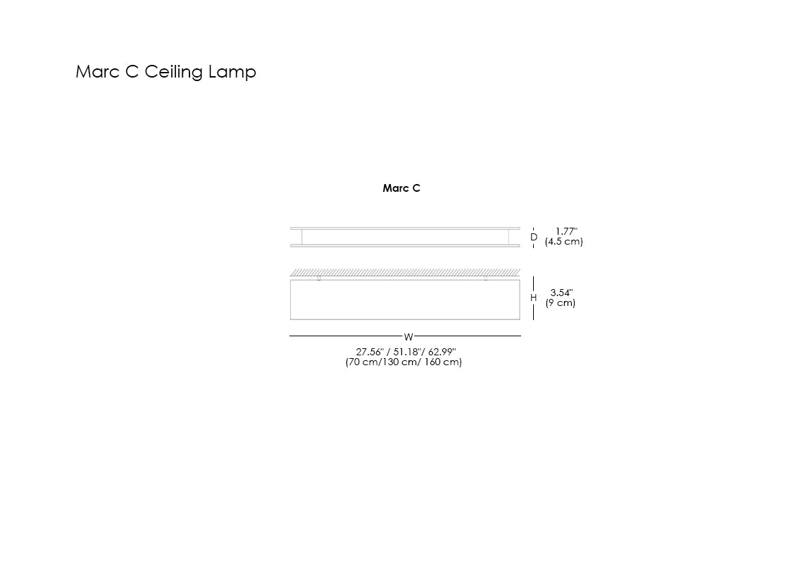 Marc C Ceiling Lamp