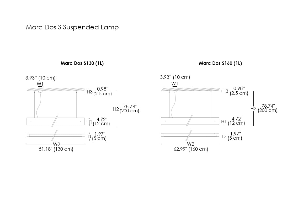 Marc Dos S Suspended Lamp