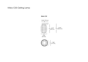 Misko C35 Ceiling Lamp