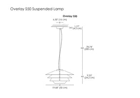 Overlay S50 Suspended Lamp