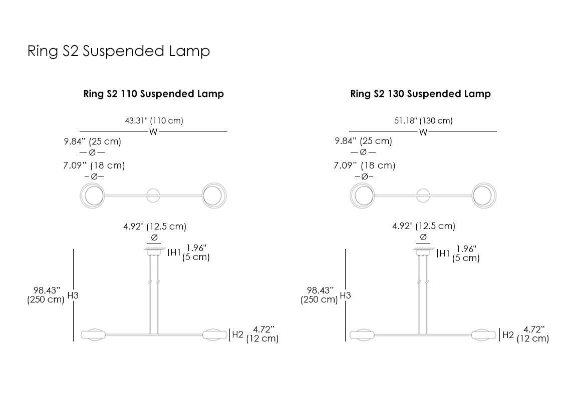 Ring S2 Suspended Lamp