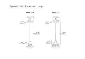 Speers S1 M/L Suspended Lamp