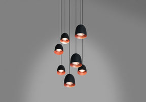 Speers S1 Black-Copper Suspended Lamp (Quick Ship)