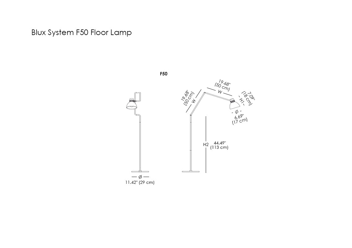 Blux System F50 Floor Lamp