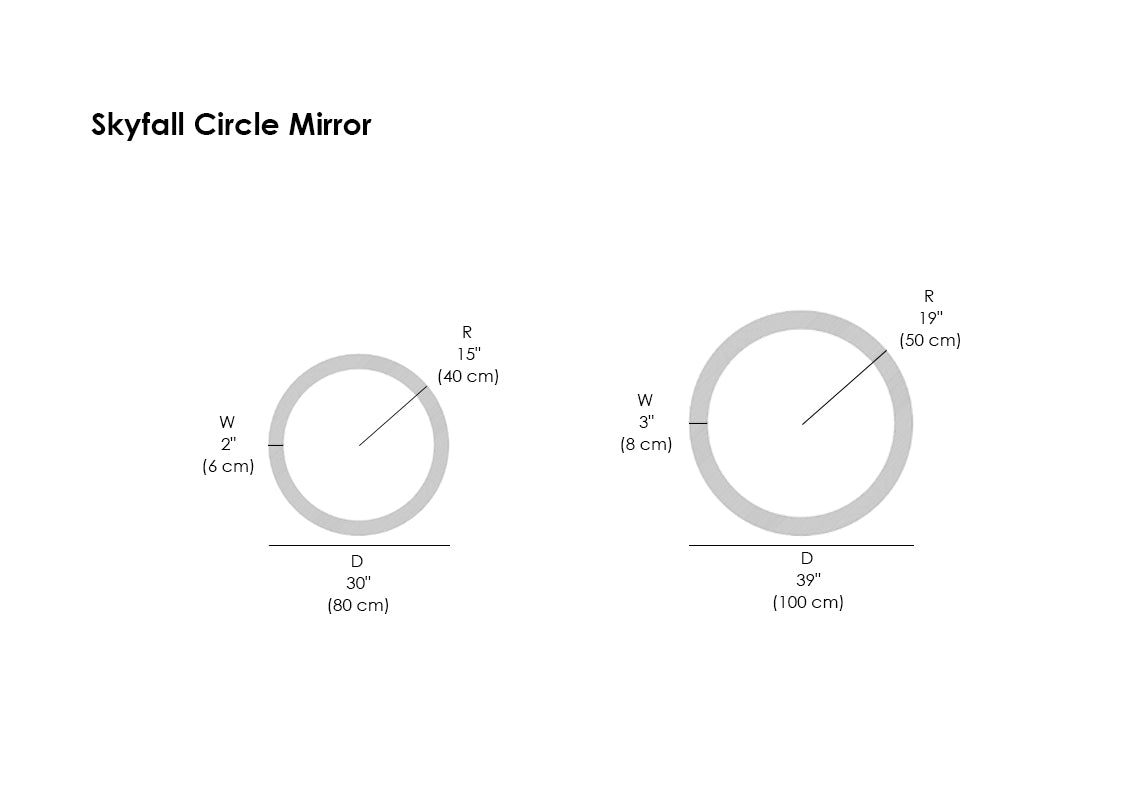 Skyfall Circle Mirror