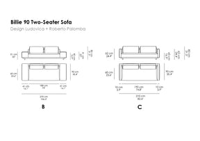 Billie 90 Sofa