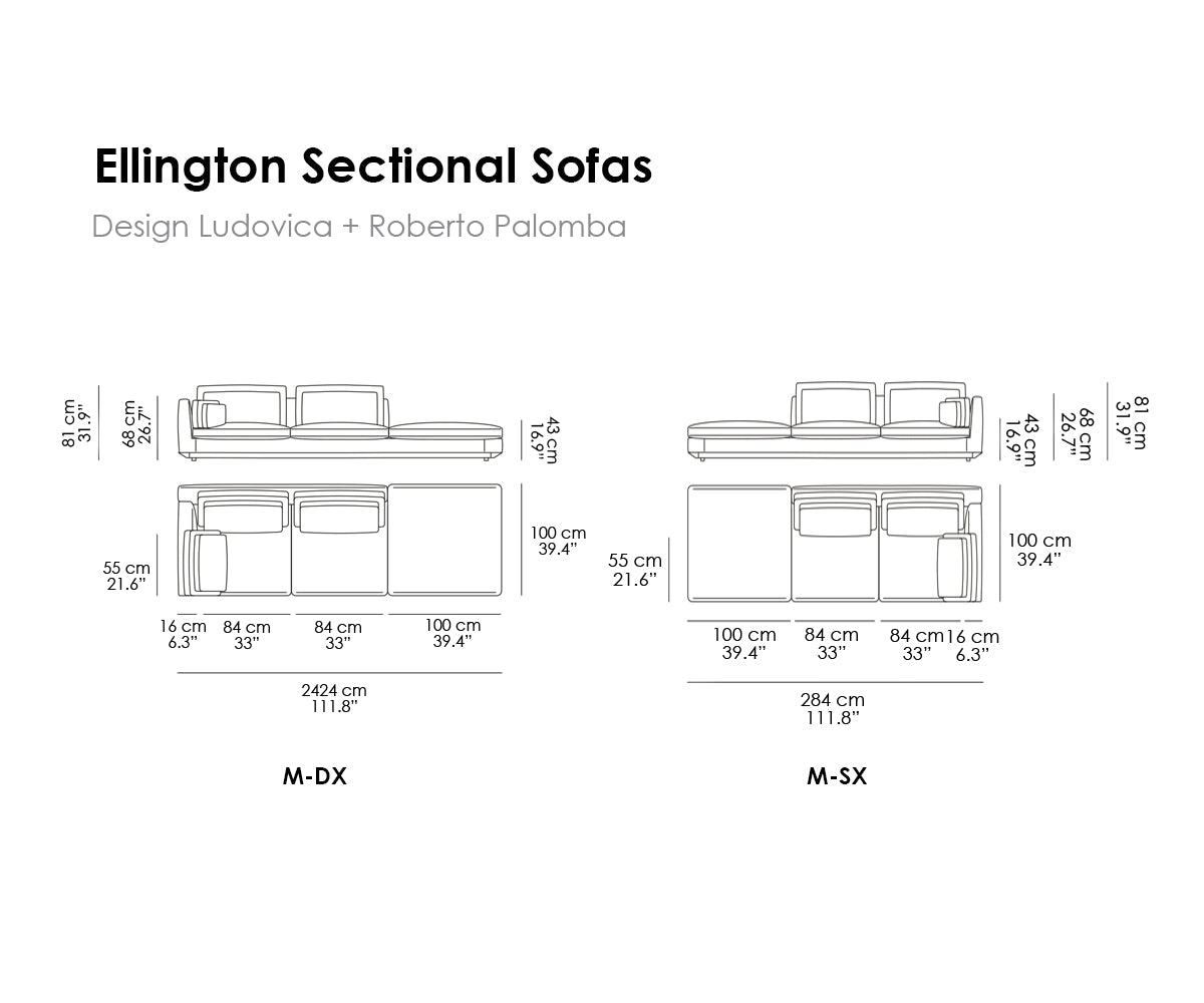 Ellington Sectional Sofas