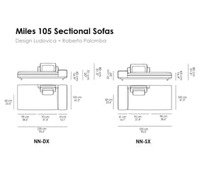 Miles 105 Sectional Sofas