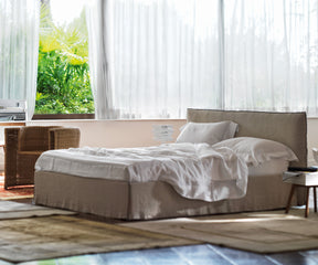 Tahiti Double Bed. Removable Cover.