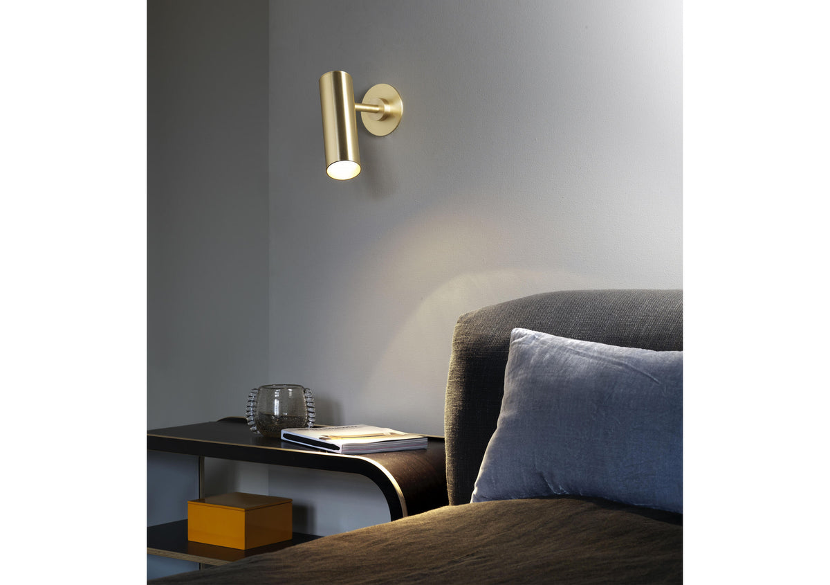 Heron Wall Sconce In Satin Brass (Quick Ship)
