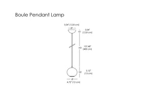 Boule Pendant Lamp