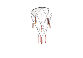 Brixton Cluster Copper Pendant Lamp (Quick Ship)