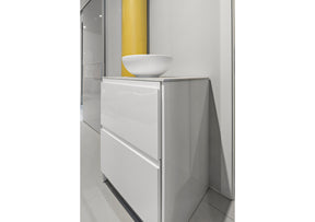 Interni Vanity Cabinet Display with Tecnoril® Vessel