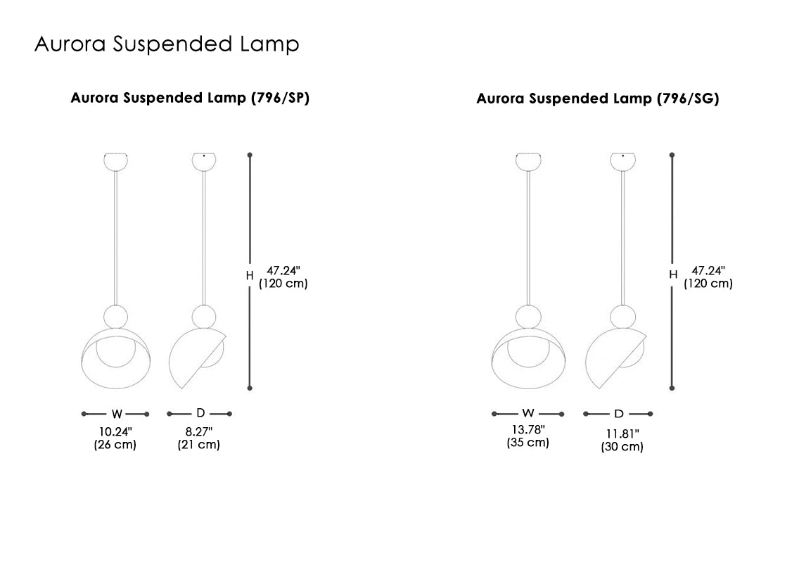 Aurora Suspended Lamp