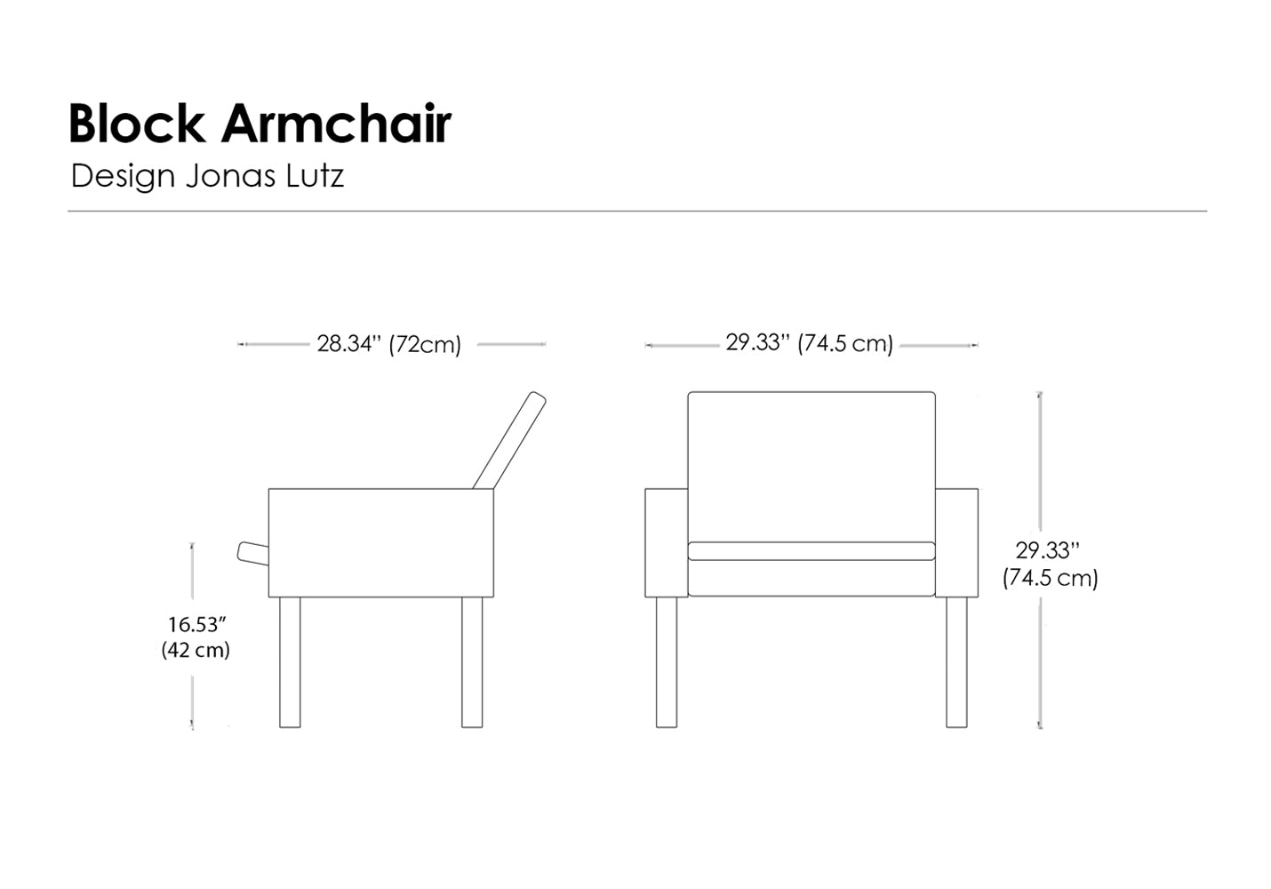 Block Armchair