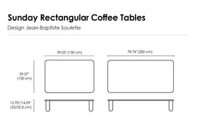 Sunday Rectangular Coffee Table
