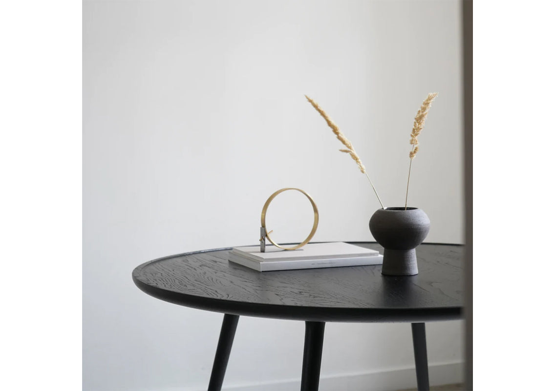 Accent Black Stained Dining Table | L (Quick Ship)