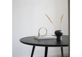 Accent Black Stained Dining Table | M (Quick Ship)