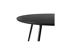 Accent Black Stained Dining Table | M (Quick Ship)