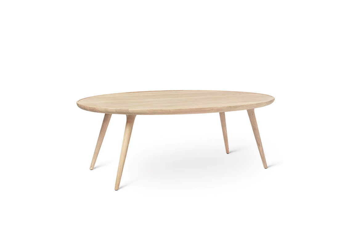 Accent Matte Lacquered Oval Lounge Coffee Table (Quick Ship)