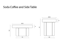Soda Coffee And Side Table