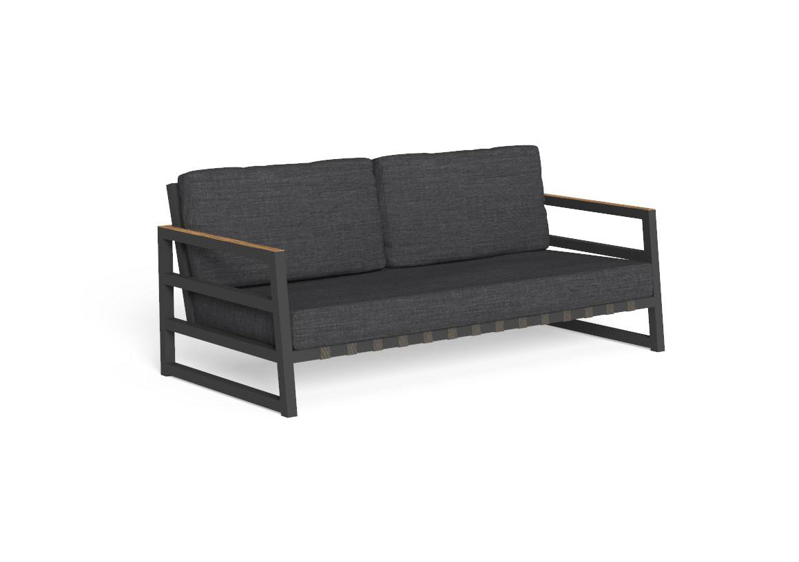 Finish - Graphite Frame Dark Gray Cushions