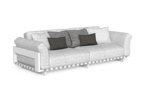 Finish - White Frame Mambo Pearl Cushions