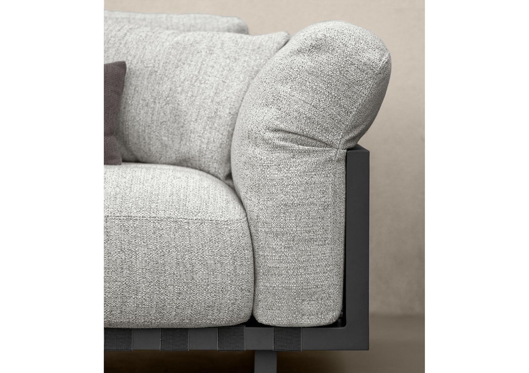 Argo//Alu Three Seater Sofa