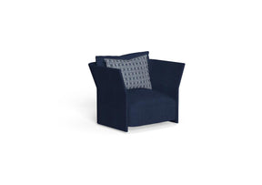 Finish - Blue Frame Blue Cushion