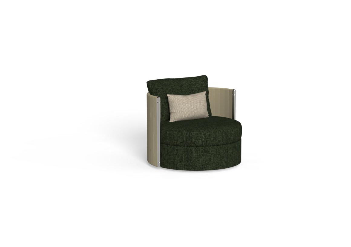 Finish - Inbox Frame Dark Green Cushions