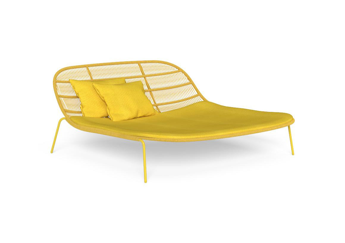 Finish - Yellow Frame Twill Yellow Cushion