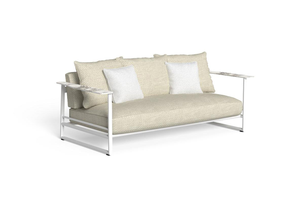 Finish - White Frame Beige Cushions
