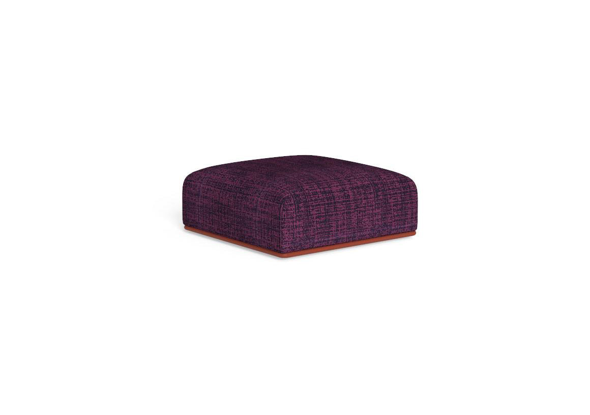 Finish - Red Frame Outmap Plum Cushion