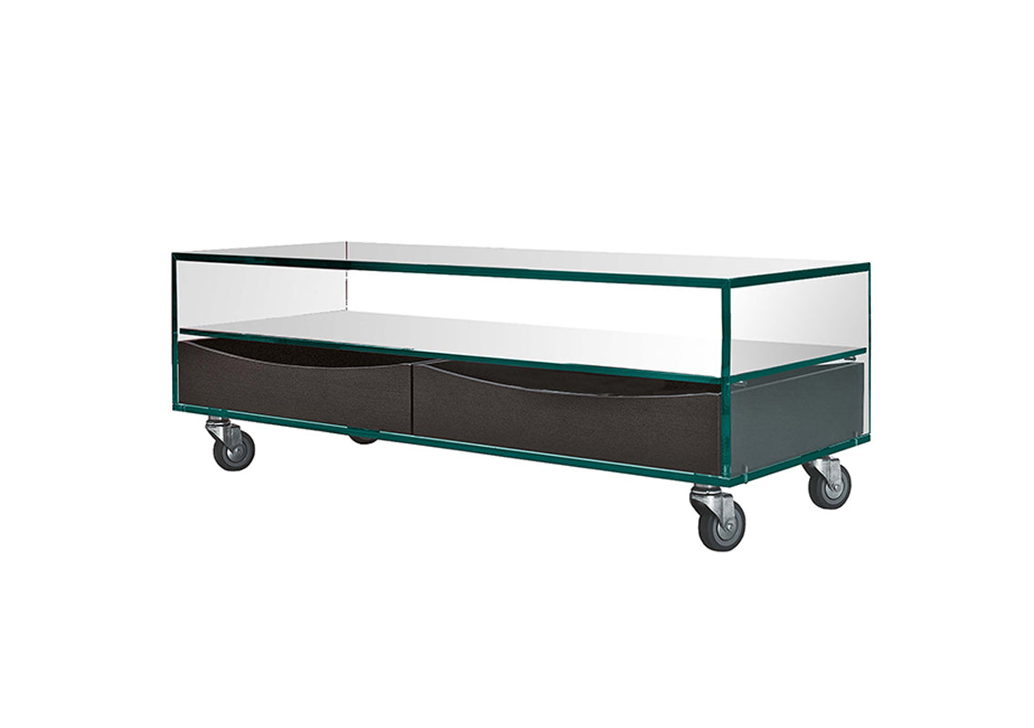 Comò Basso Coffee Table On Wheels