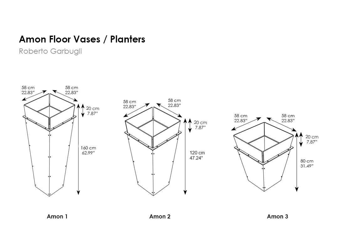 Amon Floor Vases / Planters
