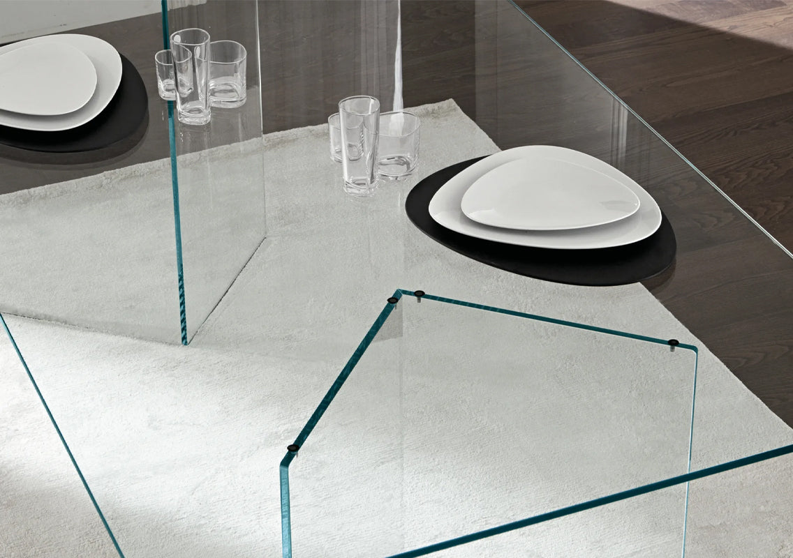 Bacco Glass Dining Table