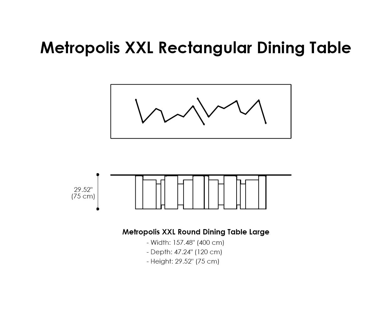 Metropolis XXL Dining Table